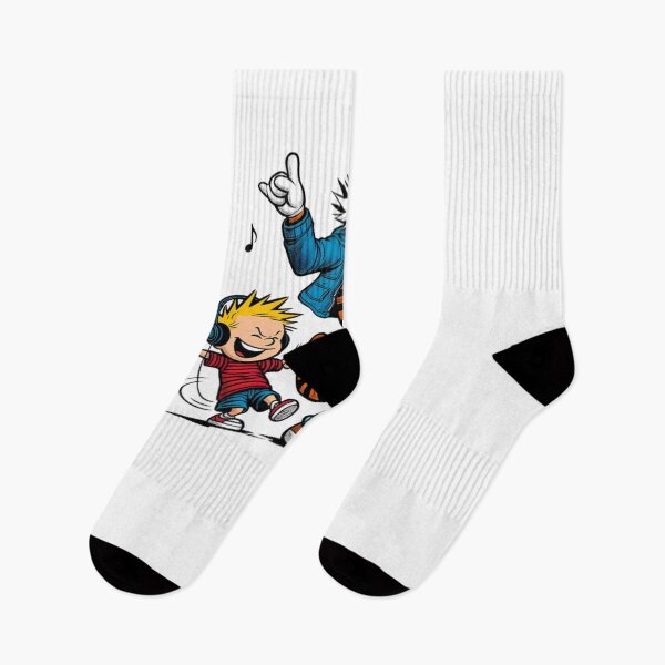Item preview, Calvin and Hobbes listening to music  designed and sold by nandafittjex.