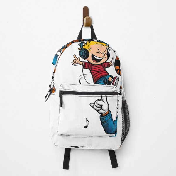 Item preview, Calvin and Hobbes listening to music  designed and sold by nandafittjex.