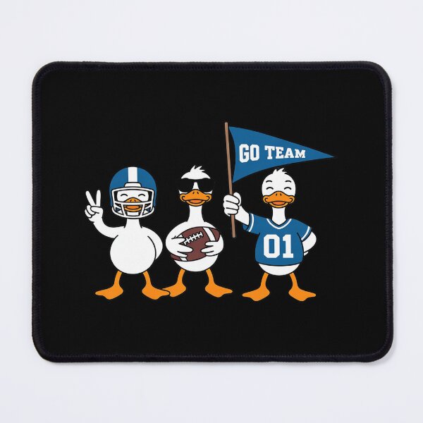 Item preview, Silly Goose Duck Football Game Day Go Cheer Blue designed and sold by JaskconLIfe23.