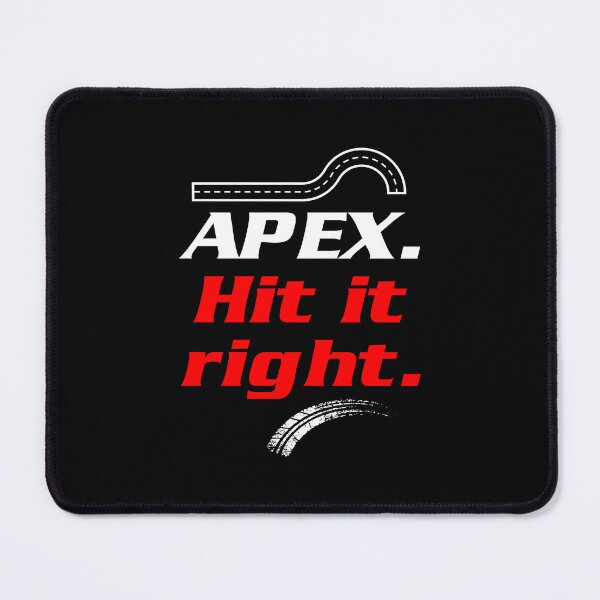 Item preview, Apex Hit It Right - Minimalist Racing Driver Design designed and sold by RAS-77.
