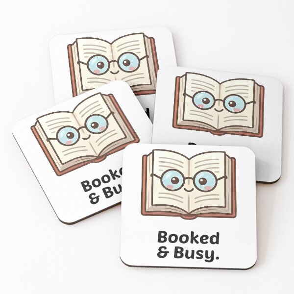 Item preview, Booked & Busy Cute Bookworm Reader designed and sold by k3rstman1.