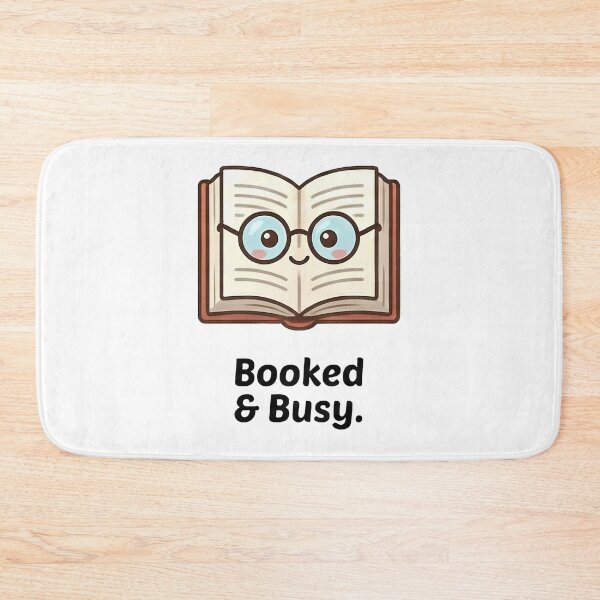Item preview, Booked & Busy Cute Bookworm Reader designed and sold by k3rstman1.