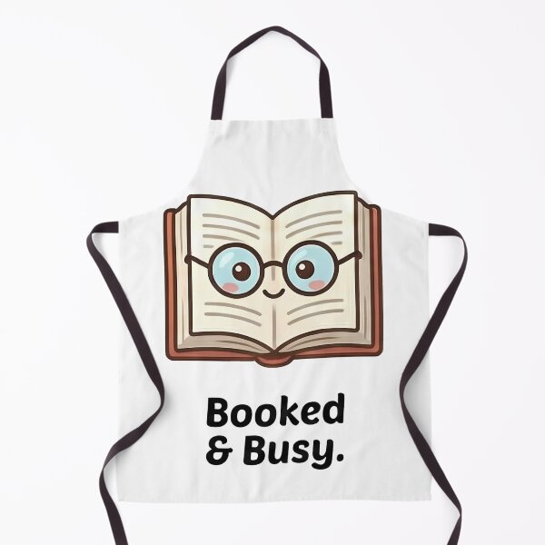 Item preview, Booked & Busy Cute Bookworm Reader designed and sold by k3rstman1.