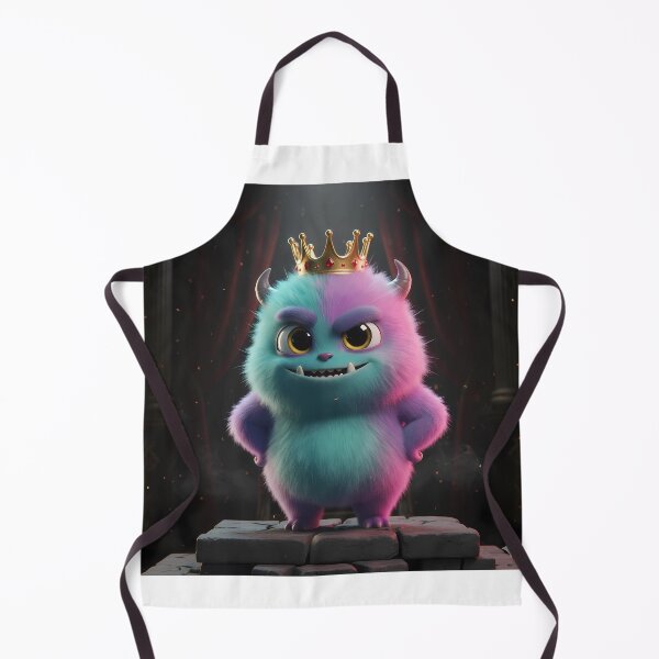 Item preview, Crowned Furry Monster King designed and sold by digisetumedia.
