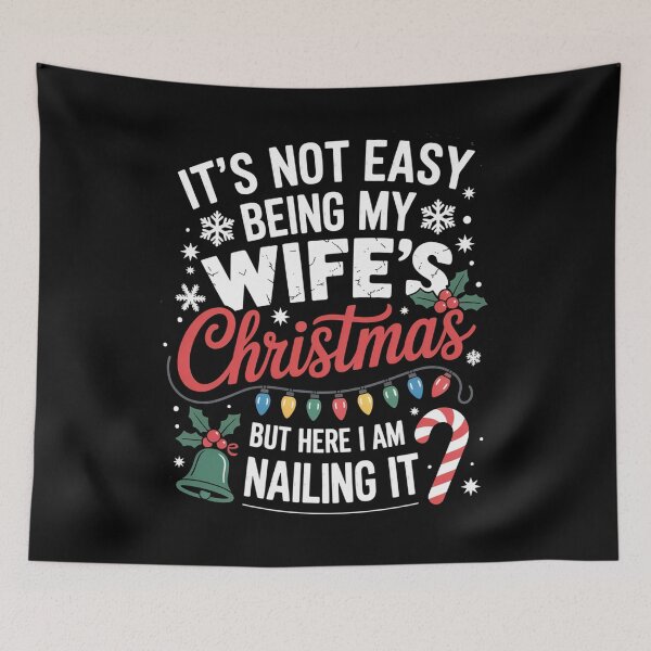 Item preview, Its Not Easy Being My Wife'S Arm Candy Christmas designed and sold by Elenasriveras.