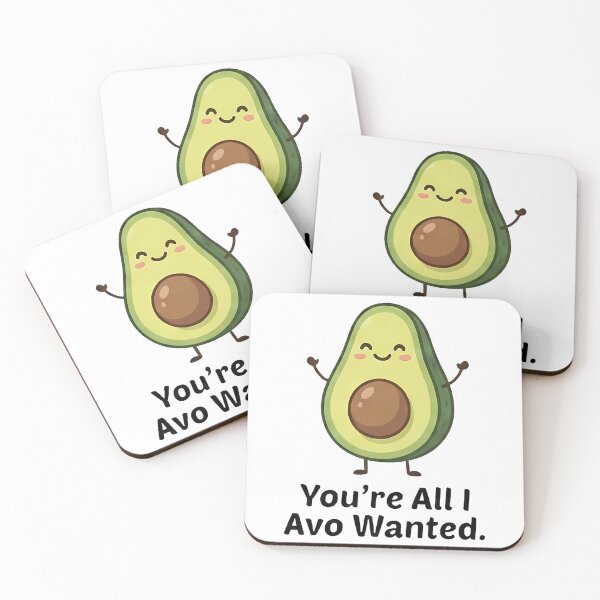 Item preview, Funny Avocado Pun All I Avo Wanted designed and sold by k3rstman1.
