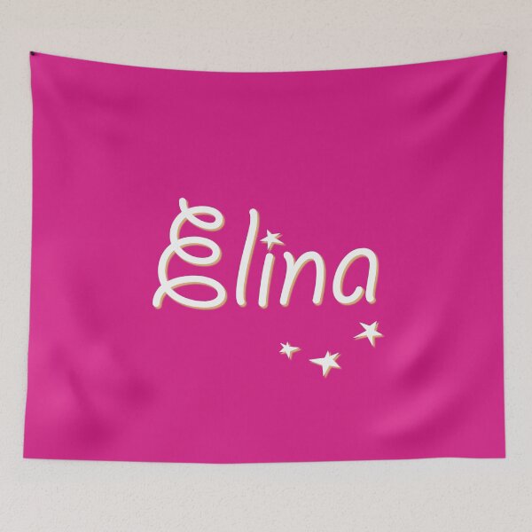 Item preview, My Name is Elina designed and sold by CharlottePlaceArt.