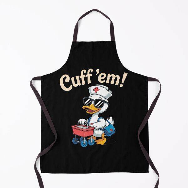 Item preview, Silly Nurse Goose Cuff Em ER ICU CNA Nursing Student designed and sold by JaskconLIfe23.