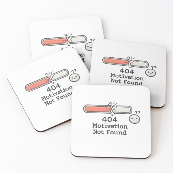 Item preview, 404 Motivation Not Found designed and sold by Paninides.