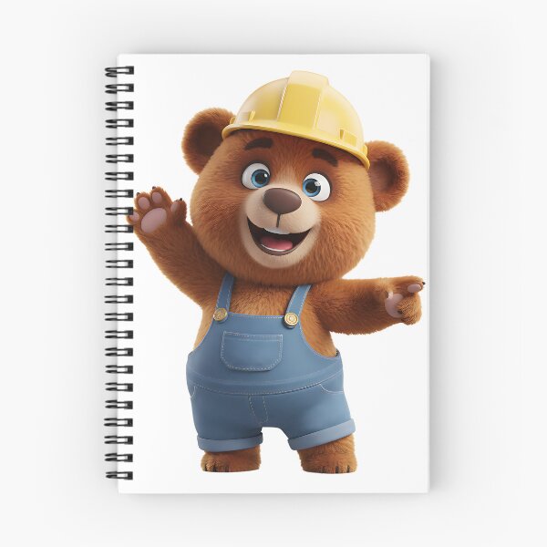 Item preview, Construction Bear Architect With Blueprints 3D Art designed and sold by vk09.