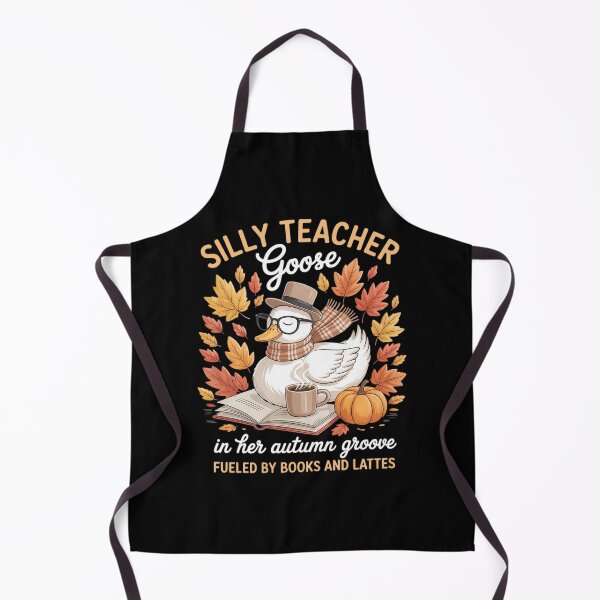 Item preview, Silly Teacher Goose Autumn Goose Fall Teacher Coffee & Books designed and sold by JaskconLIfe23.