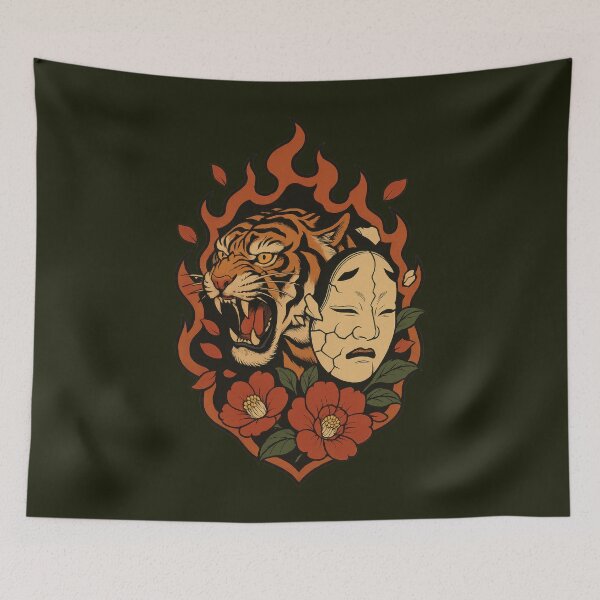 Item preview, Tiger Spirit Masked Duality designed and sold by EdvvinStudios.