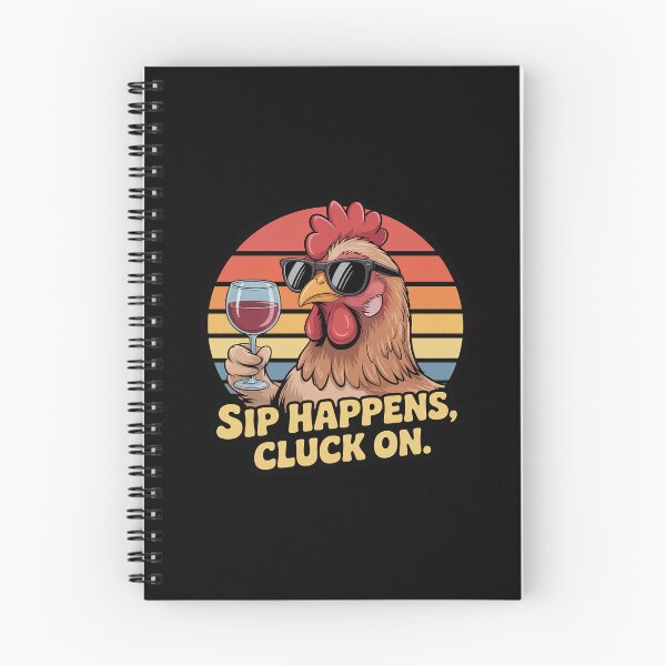 Item preview, Sip Happens Cluck On Sarcastic Chicken Lover Pun designed and sold by JaskconLIfe23.
