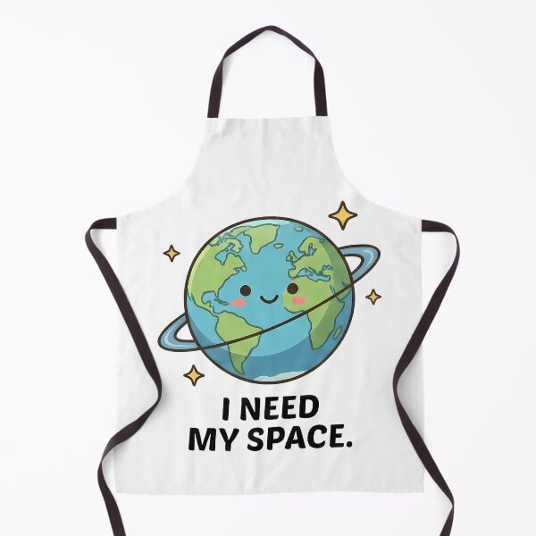 Item preview, Kawaii Earth I Need My Space Funny Planet designed and sold by k3rstman1.