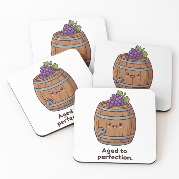 Item preview, Aged to Perfection Happy Wine Barrel designed and sold by k3rstman1.