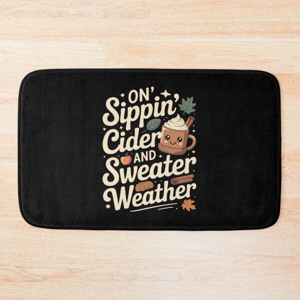 Item preview, Sippin’ on Cider and Sweater Weather Fall Vibes Autumn Drink designed and sold by JaskconLIfe23.