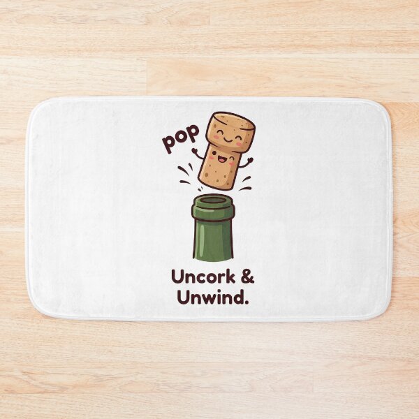 Item preview, Happy Wine Cork Pop Uncork Unwind designed and sold by k3rstman1.
