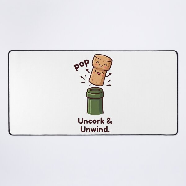 Item preview, Happy Wine Cork Pop Uncork Unwind designed and sold by k3rstman1.