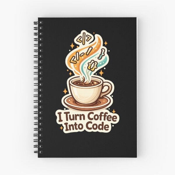 Item preview, I Turn Coffee Into Code designed and sold by Paninides.