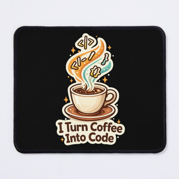 Item preview, I Turn Coffee Into Code designed and sold by Paninides.