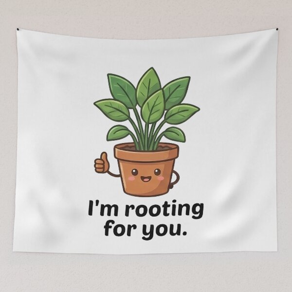 Item preview, Cute Potted Plant I'm Rooting For You designed and sold by k3rstman1.