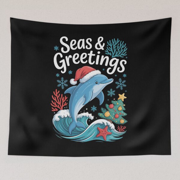 Item preview, Merry Christmas Seas And Greetings designed and sold by Elenasriveras.