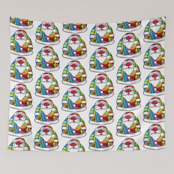 Item preview, Psychedelic Santa Claus - Christmas Santa Claus hippy  designed and sold by Kludoman.