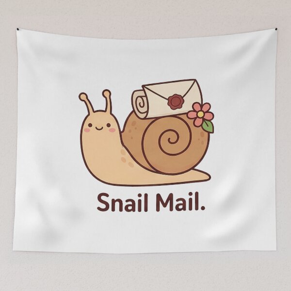 Item preview, Cute Kawaii Snail Mail Postal Service designed and sold by k3rstman1.