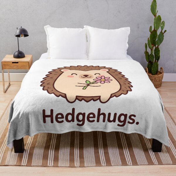 Item preview, Cute Hedgehugs Hedgehog Pink Flower designed and sold by k3rstman1.