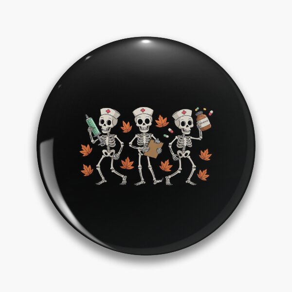 Item preview, Skeleton Dancing Nurse Halloween Skull Nurse ER Fall designed and sold by NetoGalaxy.