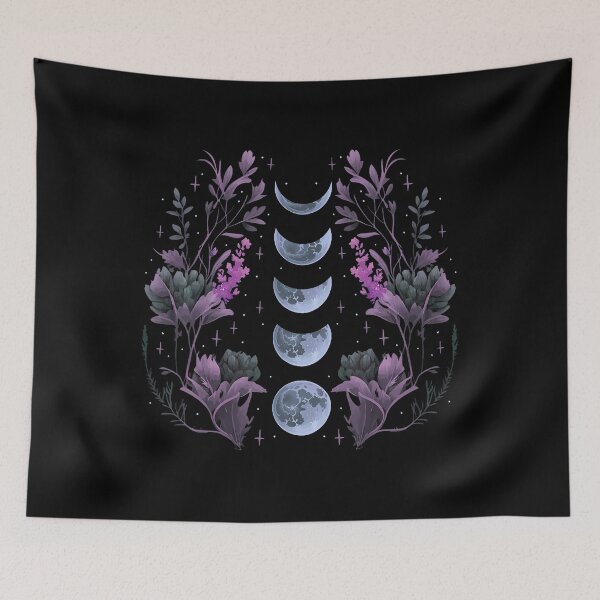 Item preview, Mystic Wildflowers & Moon Phases designed and sold by dsvhqzbs85.