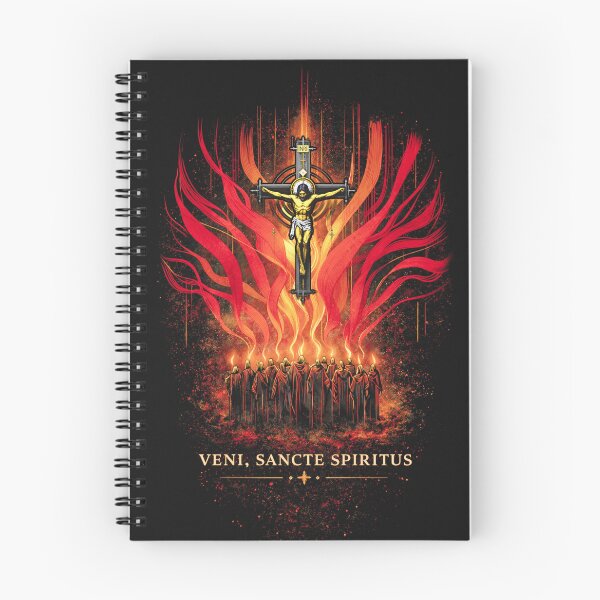 Item preview, Veni, Sancte Spiritus — Fire from the Cross designed and sold by Sanctum Icons.