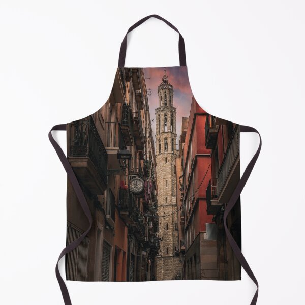 Item preview, Alley in Barcelona with a view of a church designed and sold by Mauswohn.