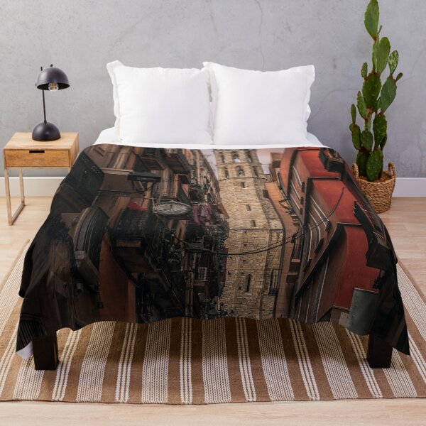 Item preview, Alley in Barcelona with a view of a church designed and sold by Mauswohn.