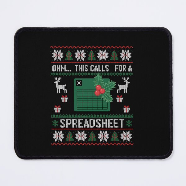 Item preview, Oh This Calls For A Spreadsheet Sweater Ugly Christmas designed and sold by Elenasriveras.
