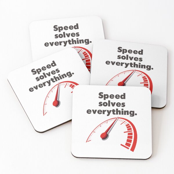 Item preview, Speed Solves Everything - Black Text designed and sold by RAS-77.