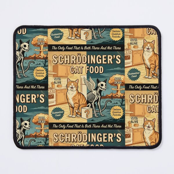 Item preview, Schrödinger's cat food. designed and sold by Tinfoil-HatCo.