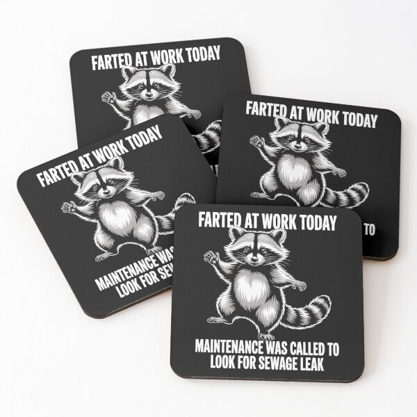 Item preview, Raccoon Farted At Work Today Maintenance Was Called To Look designed and sold by Elenasriveras.