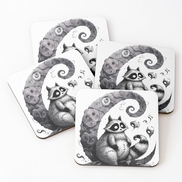 Item preview, Gothic Watercolor Fawn Dark Fantasy designed and sold by RubisLeaf.