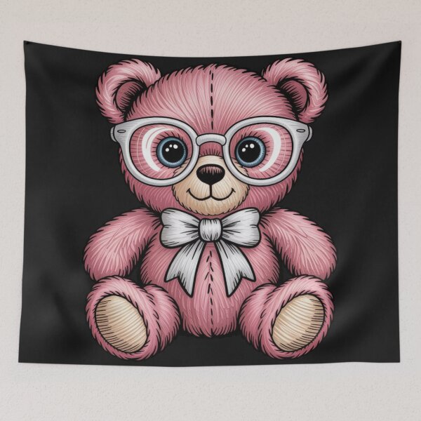 Item preview, a pink teddy bear designed and sold by 123ks.