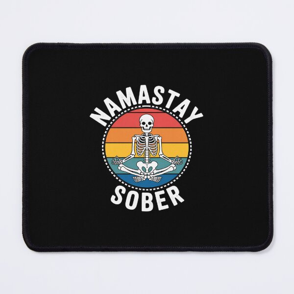 Item preview, Skeleton Lotus Position Yoga Sober Addiction Recovery designed and sold by NetoGalaxy.