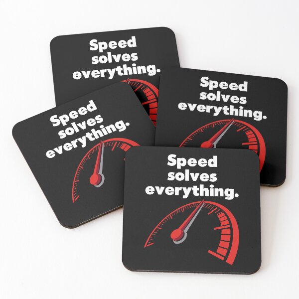 Item preview, Speed Solves Everything - White Text designed and sold by RAS-77.