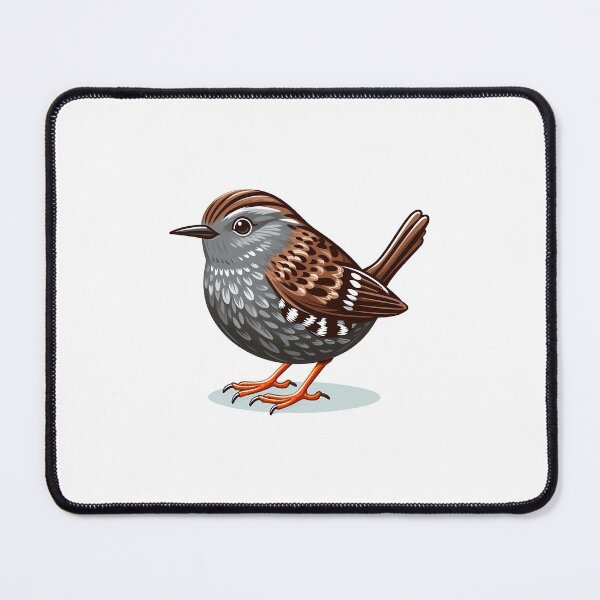 Item preview, Small Brown and Grey Speckled Wren Bird designed and sold by cave-canvas.