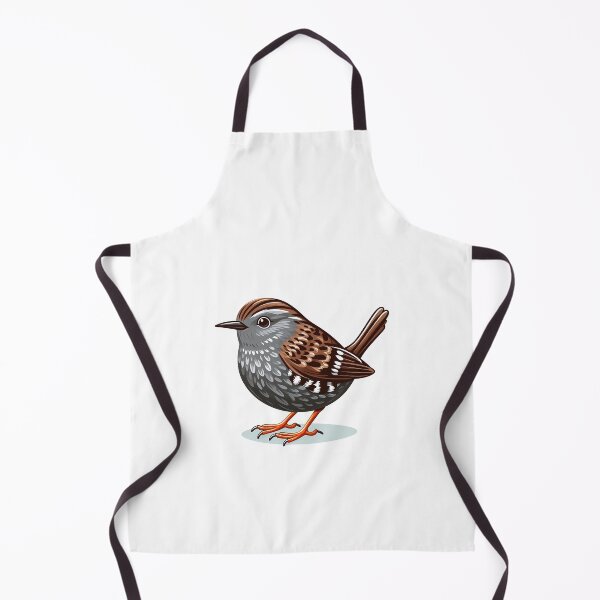 Item preview, Small Brown and Grey Speckled Wren Bird designed and sold by cave-canvas.