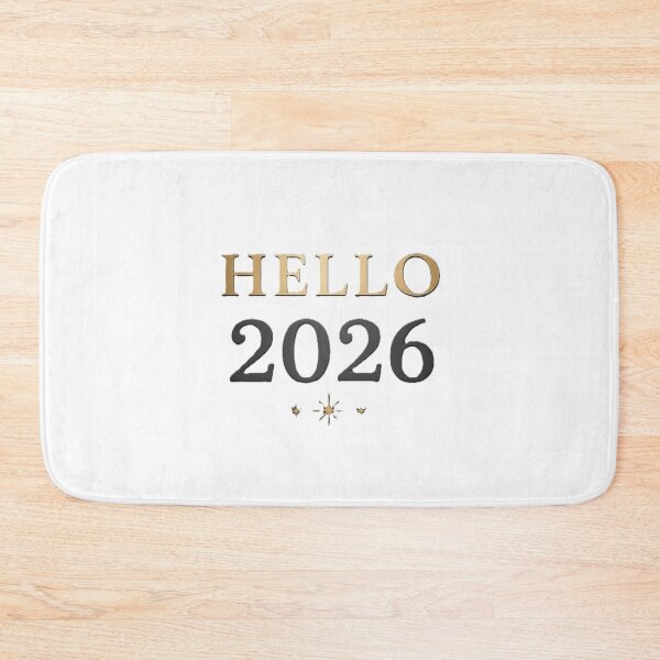 Item preview, HELLO 2026 Happy New Year Elegant Design designed and sold by Mido-artister.