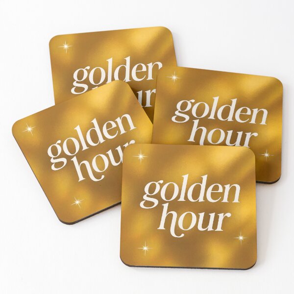 Item preview, Golden Hour – Deep Gold Glow Typography designed and sold by AI-Only Creations.