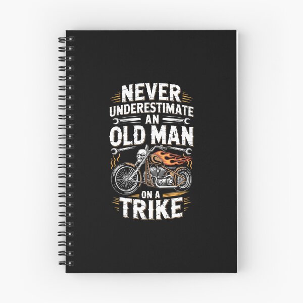 Item preview, Never Underestimate An Old Man On A Trike Grandpa designed and sold by DianaStantzo.