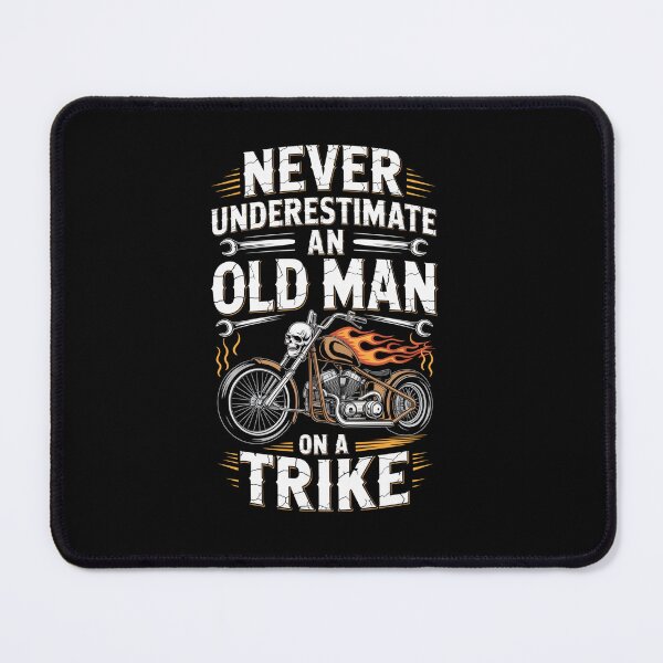 Item preview, Never Underestimate An Old Man On A Trike Grandpa designed and sold by DianaStantzo.