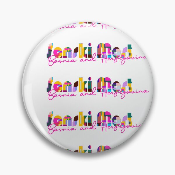 Item preview, Sanski Most, Bosnia and Herzegovina, Vibrant Abstract City Typography Art designed and sold by Wanderful-roads.