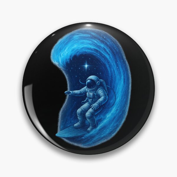 Item preview, Astronaut Surfing in Space – Cosmic Adventure Design designed and sold by haitrieuic96.